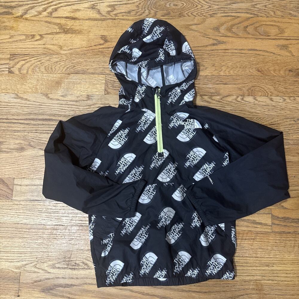 The North Face AOP Jacket Kids Sz 6 Hooded Windbreaker